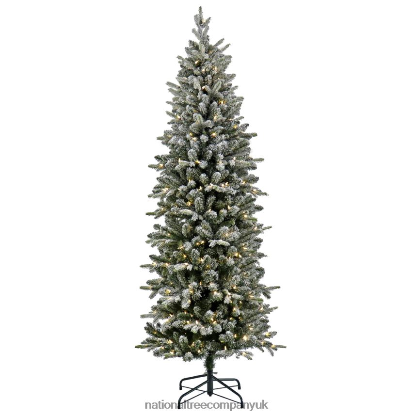 Trees | National Tree Company 7 ft Pre-Lit Conger Pine Pencil Slim Tree with LED Lights F2L4F84